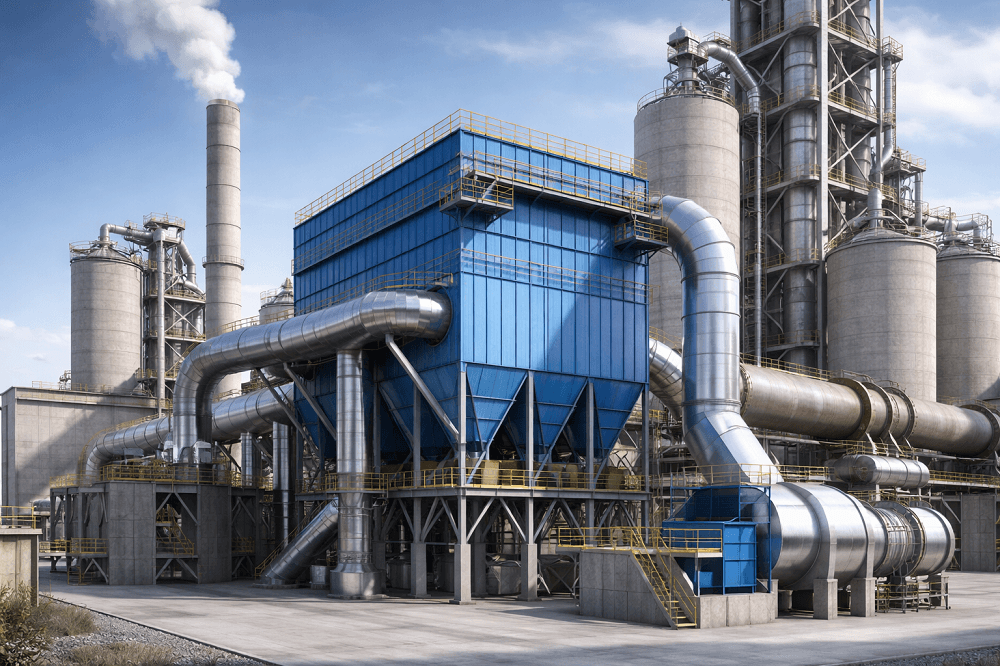 Пылегазоочистка для цементных заводов