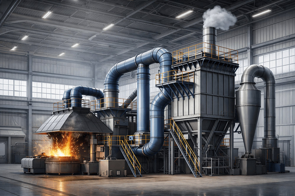 Очистка газов индукционных печей